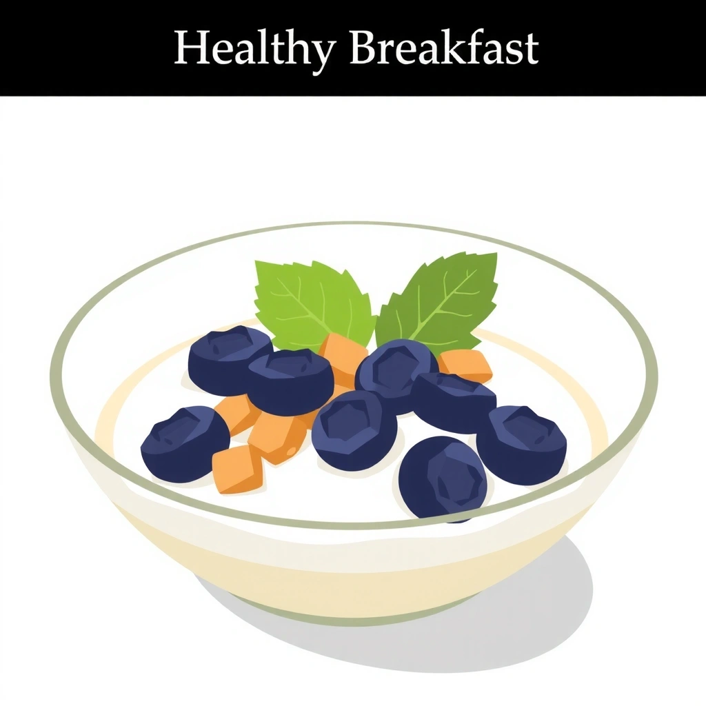 Greek yogurt with granola and berries